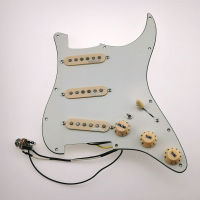 Pre-Wired กีตาร์ Pickguard Wilkinson Alnico V SSS 7-Way ประเภทโหลดอย่างเต็มที่สำหรับกีตาร์ Pickguard กีตาร์โชค