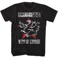 Hot sale Scorpions band graphic Mens 100% Cotton Round Neck Short Sleeve T-Shirt  Adult clothes