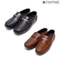 MATINO SHOES รองเท้าชายหนังแท้ รุ่น MC/S 2205 BLACK/BROWN