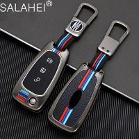 Car Key Cover Case Shell Holder For Ford Focus 3 4 Mondeo MK3 Fiesta Fusion Kuga Ranger S-Max Galaxy Transit Tourneo Accessories