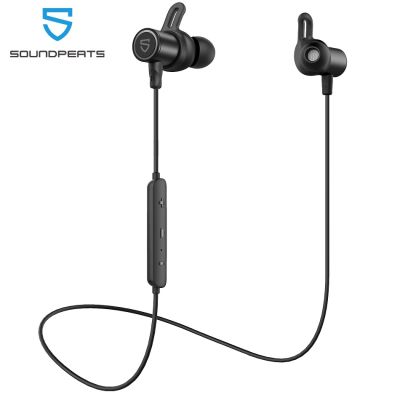 SoundPEATS Magnetic Bass Wireless Bluetooth In-Ear Earbuds Sport IPX6 Waterproof Earphones with Mic for Q30 HD