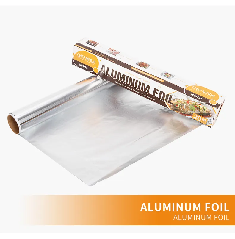 20M Aluminum Foil Heavy Duty Restaurant Thickened Aluminum Foil Paper BBQ