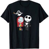 Adult Clothes Nightmare Before Christmas Dark Jack &amp; Sally T-Shirt Fashion Tops Men