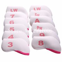 12Pcs Golf Club Iron Head Cover Protect Set Thick Neoprene Golf Headcover Iron Covers