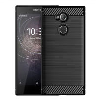 สำหรับ Sony Xperia XA2 Ultra Case Sony XperiaXA2Ultra เกราะคาร์บอนไฟเบอร์ TPU ซิลิโคนอ่อนนุ่มฝาหลังเคสโทรศัพท์