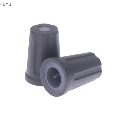 FUYU 5pcs Rubber Mixer KNOB Cap ไม่มีเครื่องหมาย D-SHAFT รูด้านใน6mm