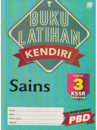 Buku Latihan Kendiri Sains Tahun 3 KSSR Semakan | Lazada