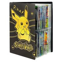 Bronzing Pokemon Album Cards Book Pikachu Map Letter Holder Binder 240Pcs VMAX GX Card Collections Folder Children Toys Gift