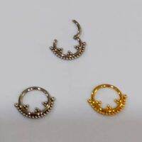 Stainless Steel Woman Fancy Design Nose Piercing Septum Clickers or จิวสแตนเลสใส่จมูกและหูแบบคลิ้กและเจาะ