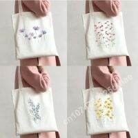 ✲₪  Cosmos Flowers Shoulder Floral Fashion Student Shopper Canvas Handbags Totes