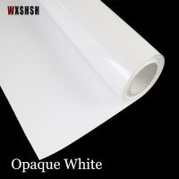 Window Film Decorative Vinyl Anti-UV  Privacy 100% UV Self-Adhesive Blocking Stained Stickers for Home Building Matte White 5m Window Sticker and Film