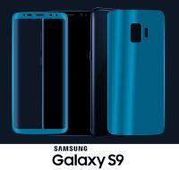 ฟิล์มกันรอย แบบนิ่ม เต็มจอหน้าและหลัง ซัมซุง เอส9 สีน้ำเงิน Soft Pet Full Cover Front &amp; Back Protector Film for Samsung Galaxy S9 (5.8) Blue