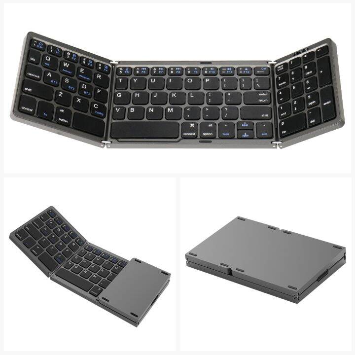 Mini Foldable Keyboard Thin Wireless BT Number Folding Keypad For Mac