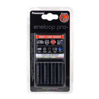 Panasonic Eneloop Rechargeable AA 4 pcs 2450mAh Quick Pro Charger Kit 2hrs. (up to 2500mAh)