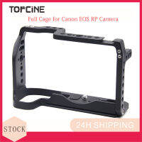 Topcine EOS RP Cage สำหรับ Canon EOS RP กล้องพร้อมด้วย3/8 “Arri Locating และฐานต่อฐานเสียบ Cold Shoe สำหรับไมโครโฟน/ไฟ