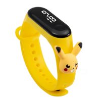 Pokmon Pikachu Child Watch Display Pokemon Anime Figures Waterproof Bracelet Watch Kids Sport Led Watch Toys for Boys Girls Gift