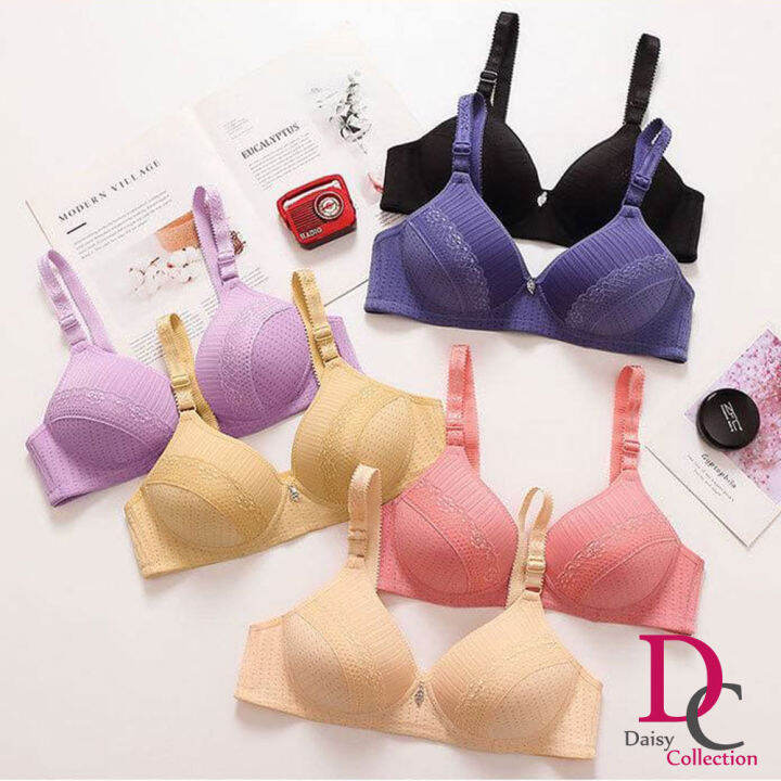 Daisycollection Big Size Non-wire Korean Fashion Bra Cup B 36 To 44 ...