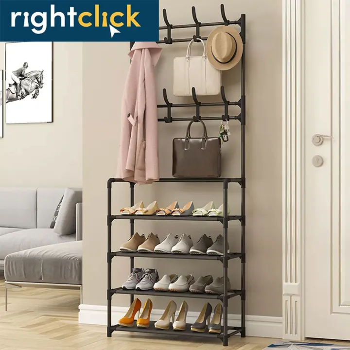 YH-6605 4 Layer Multifunctional Shoe Rack Organizer Simple Floor ...