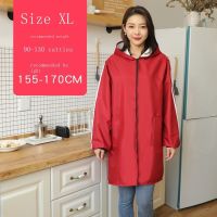 【Baixiang Flower City】     Overall Long-Sleeved Jacket Adult Female Fashion Household Waterproof And Oil Apron Work Overalls Cooking In The KitchenTH