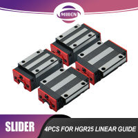 HGW25CC HGH25CA MHCN 4ชิ้นสำหรับ HGR25 Panduan Linear Slaid Galas สำหรับเราเตอร์ CNC