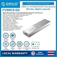 [LOCAL DELIVERY]ORICO USB4.0 M2 NVMe SSD Enclosure 40Gbps PCIe3.0x4 Aluminum Case Compatible with Thunderbolt 3 4 USB4 for Apple MacBook Air Pro(FV09C3)