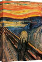 ศิลปะบนผืนผ้าใบสำหรับติดกำแพง1ชิ้น-กรีดร้องโดย Edvard Munch คนภาพประกอบประวัติศาสตร์ดี-ศิลปะบ้านสมัยใหม่,ตกแต่งผนัง,แขวนได้ในห้องนั่งเล่นห้องนอนและสำนักงาน