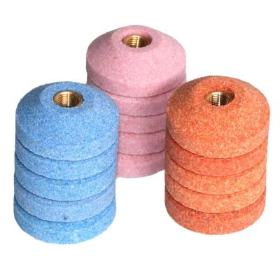 10Pcs 30mm Grinding Wheel Cup Surface Polishing Stone Wheel For Air Micro Grinder Pneumatic Abrasive Stone Point Polishing Head