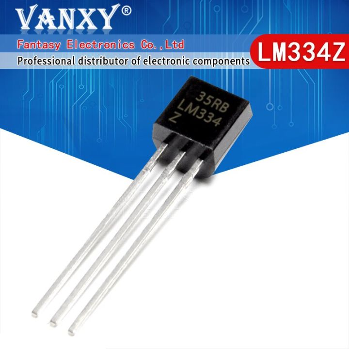 5pcs LM334Z TO-92 LM334 TO92  three terminal adjustable constant current source WATTY Electronics