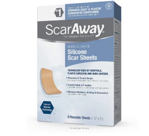 Authentic ScarAway Professional Grade Silicone Scar Treatment Sheets ...