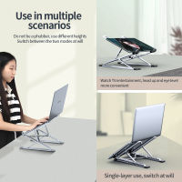 MC N8 Adjustable Portable Laptop Stand Aluminum for Tablet Notebook Stand Table Cooling Pad Foldable Laptop Holder