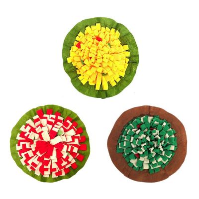Dog Snuffle Mat Puzzle Toys Puppy Slow Dispensing Feeder Pet Cat Puppy Training Games Feeding Food Inligence Toy 11 Styles