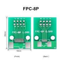 10Pcs FPC-6 8 10 12 15 16 20 24 30 34 40P Adapter Plate to 2.54mm Straight Plug Welding 1.0mm Cable PCB Adapter to 2.54 mm Pitch