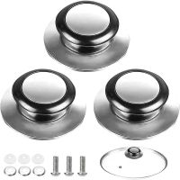 Universal Glass Lib Cover Knob Cap Heat-Resistant Cooking Pot Pan Lid Knob Replacement Lifting Handle Kitchen Cookware Handgrip