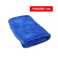 ผ้าไมโครไฟเบอร์ ขนาด100x200ซม. ผ้าผืนใหญ่ สำหรับลากน้ำ Large Microfiber Drying Cleaning Towels Car Wash Clean Cloths Kitchen