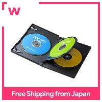 SANWA SUPPLY DVD เคสทรงสูง (เก็บของ3ชิ้นชุด3ชิ้นสีดำ) DVD-TN3-03BKN