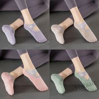 【hot sale】☃ C04 Professional Yoga Socks Female Anti-slip Pilates Beginner Indoor Dedicated Spring Autumn Floor Sports Fitness Dance Socks