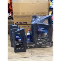 [พร้อมส่ง]น้ำมันเครื่องสังเคราะห์ (ดีเซล) AISIN  10W-40 8ลิตร aisin fully