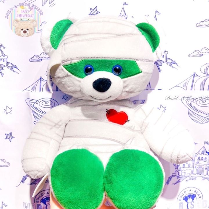 ตุ๊กตาหมีบิ้วอะแบร์-หายาก-build-a-bear-สินค้ามือสองนำเข้าจากอเมริกา