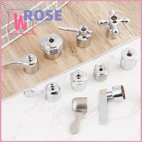 NAILS 97 STORE 1Pcs สากล มือจับสวิตช์ Faucet วาล์วเปิดอย่างรวดเร็ว แกน Handwheel รางน้ำขนาดเล็ก Faucet Handle วาล์วสามเหลี่ยม ที่จับอ่างล้างหน้า