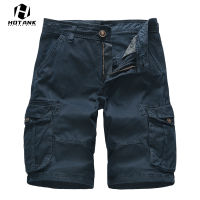 Cotton Cargo Shorts Mens Summer New Casual Solid Color Short Pants Fashion Multiple Pockets Street Trend Work Shorts 2022