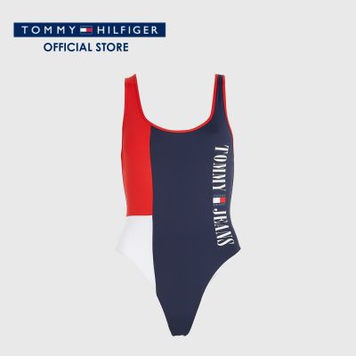 Tommy Hilfiger ชุดว่ายน้ำผู้หญิง รุ่น UW0UW04095 C87 - หลากสี
