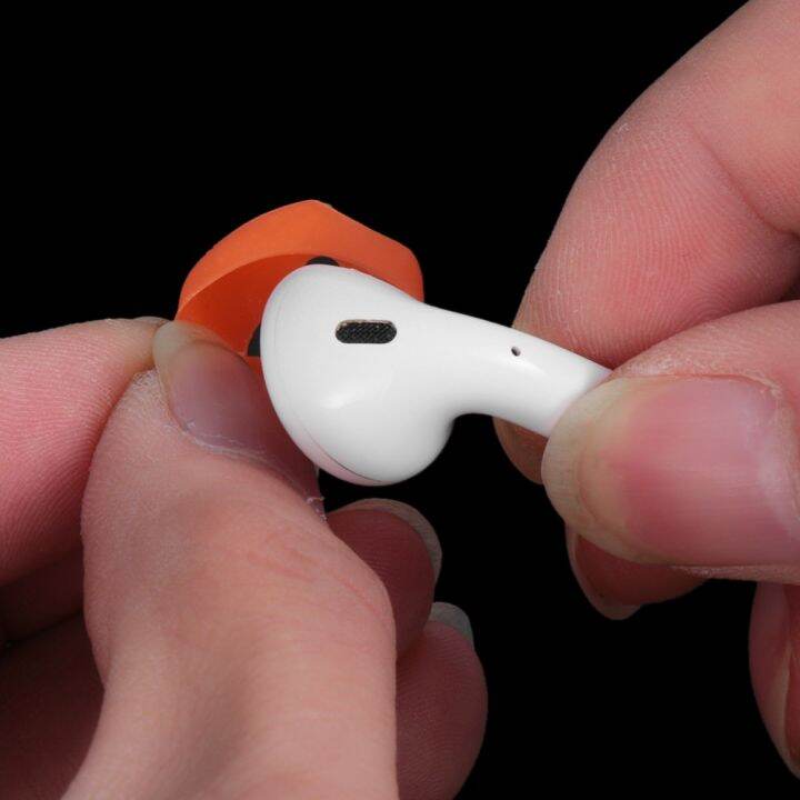 แผ่นหูฟัง-airpods-นุ่มพิเศษ2คู่แยกเสียงรบกวนพิเศษบางหูฟังซิลิโคนบางอุปกรณ์หูฟัง