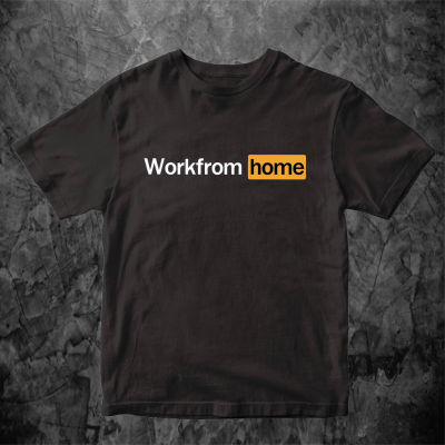 เสื้อ workfromhome เสื้อ เสื้อยืด  COTTON 100 % เสื้อpornhub พร้อมจัดส่ง