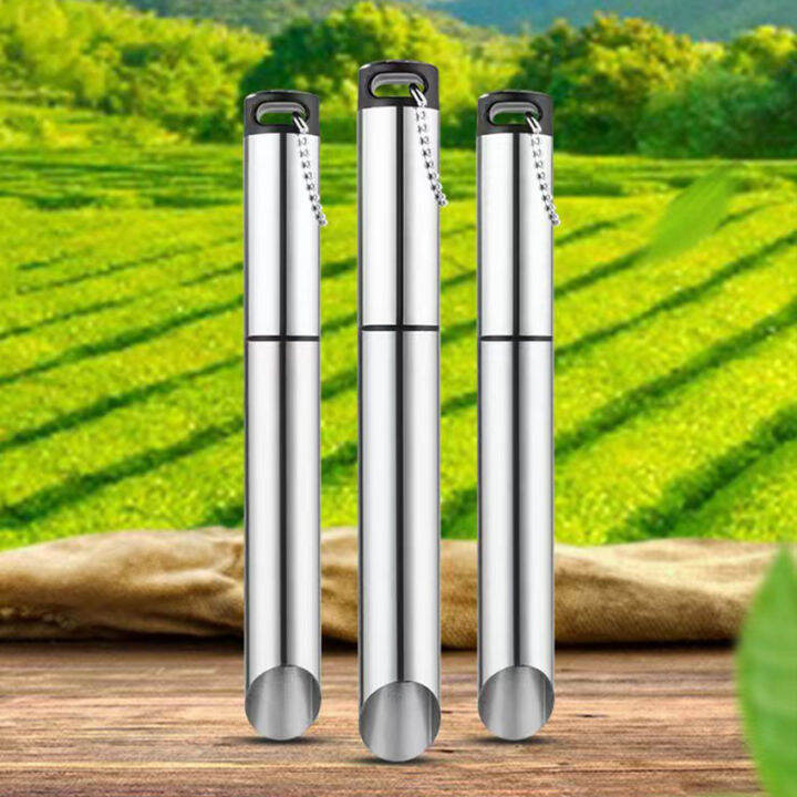 ENMJIAW 2024 New Seedling Transplanter Long Handled Bulb Planter Tools Vegetable Young Plant Manual Stainless Steel Planting Garden