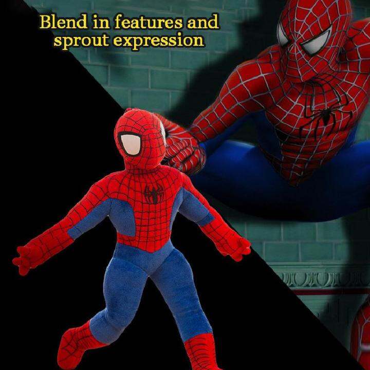 40-120cm-marvel-spider-man-cartoon-stuffed-doll-ottoman-plush-toy-child-boy-cloth-doll-pillow-girl-kid-gift-decoration