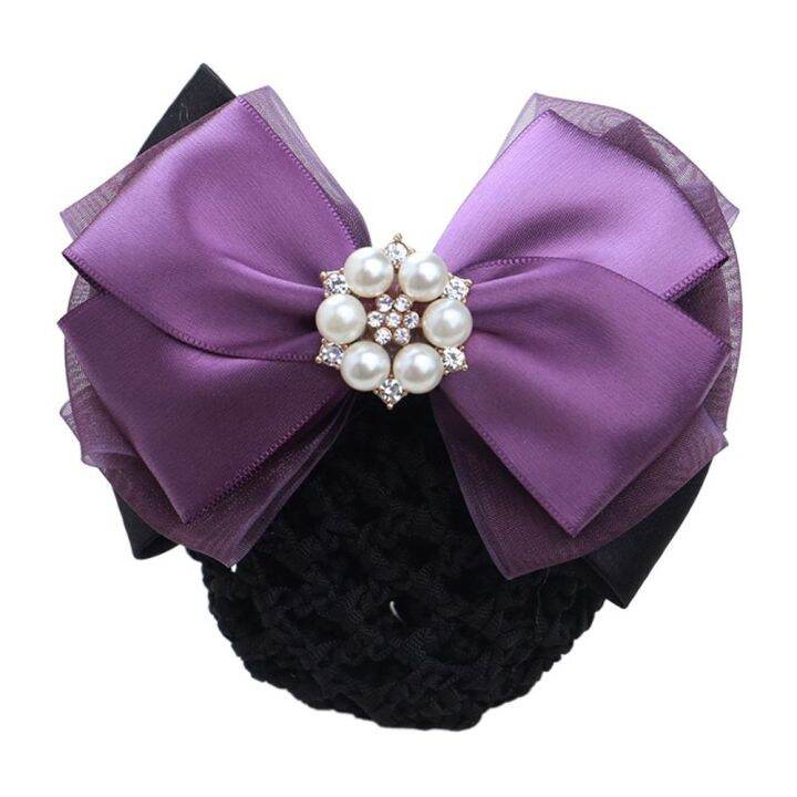 kisscatเน็ตผมผู้หญิง-เครื่องประดับผม-hair-accessories-women-เน็ตผม-เน็ตคลุมผม-สง่างามเรียบหรู-อุปกรณ์เสริมผม-สำหรับผู้หญิง-ไข่มุกไข่มุก-nurse-ของขวัญสำหรับเด็ก-โรงแรมในโรงแรม-คลิปหนีบผม-สายผูกผมสไตล์เ