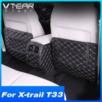 Vtear Car Anti Kick Mat Seat Back Pad For Nissan X-trail T33 2021-2022 Anti-Dirty Protection Mats Interior Accessories Hot Sale