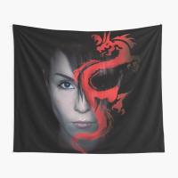 【cw】 The Girl With The Dragon Tattoo  Tapestry Bedspread Beautiful Bedroom Towel Living Home Wall Room Decor Yoga Art Mat Printed