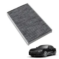 Car Cabin Air Filter 670005021 for 2009-2013 Maserati Quattroporte V6 V8 4.2 4.7 GT Ghibli Air Conditioning Inlet Filter