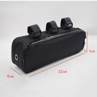 Bicycle Beam Bag Battery Controller Hanging Velcro fixed Tube Frame Bike Bag Li-ion Storage Waterproof 32x9x10.5cm Cycling